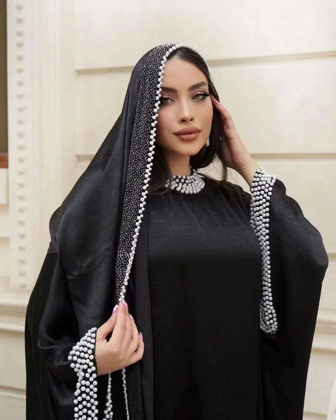 شال محرمی کوپرا مدل الماس رنگ مشکی 🩷
