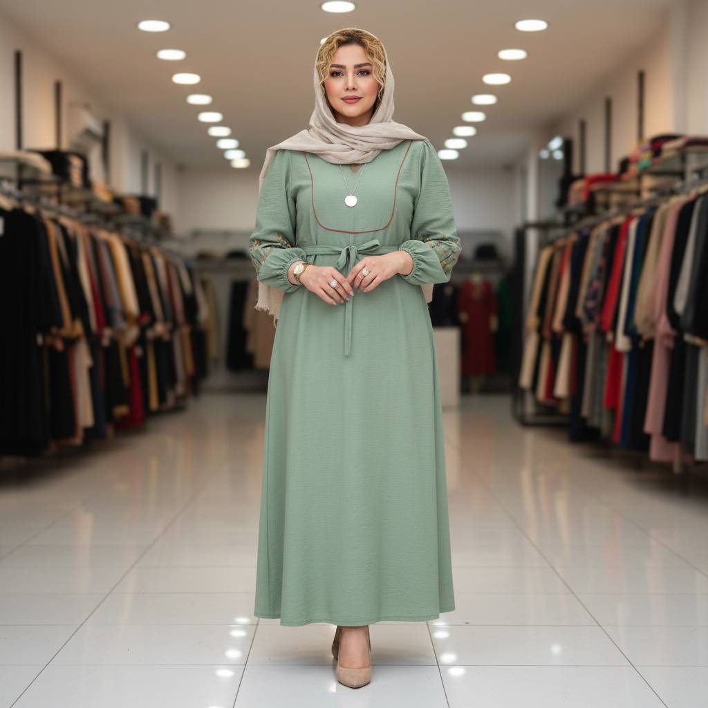 کفتان گلدوزی زنانه مدل نرگسی فری🩷