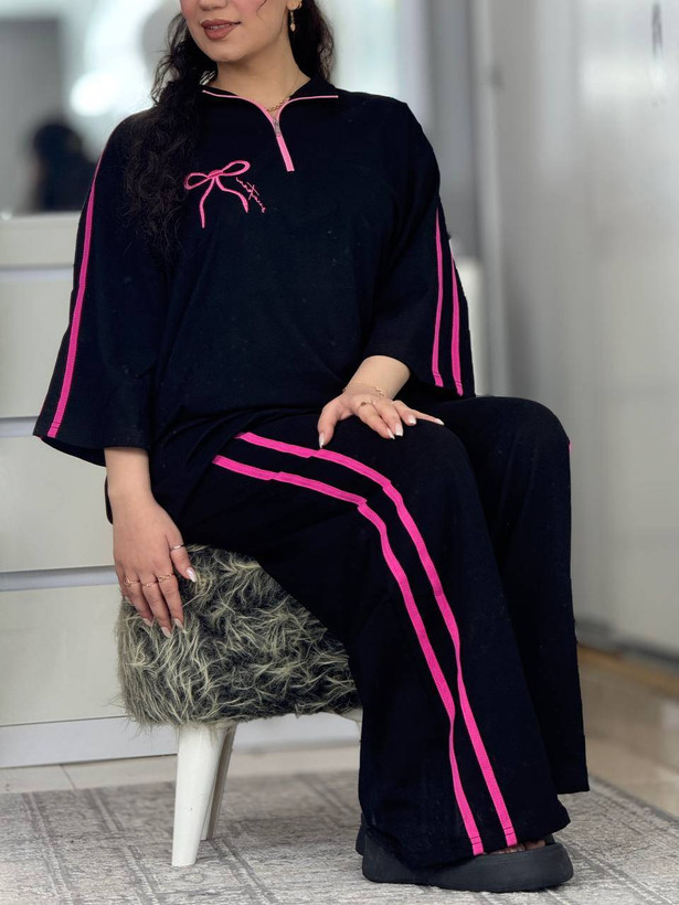 ست تیشرت شلوار زنانه مدل ژاله فری🩷