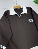 ست بلوز و شلوار اورجینال برند Miu Miu 🩷