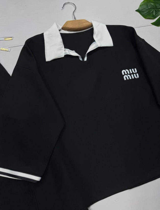 ست بلوز و شلوار اورجینال برند Miu Miu 🩷