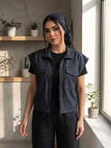 وست شیک زنانه مدل لاوین فری 🩷