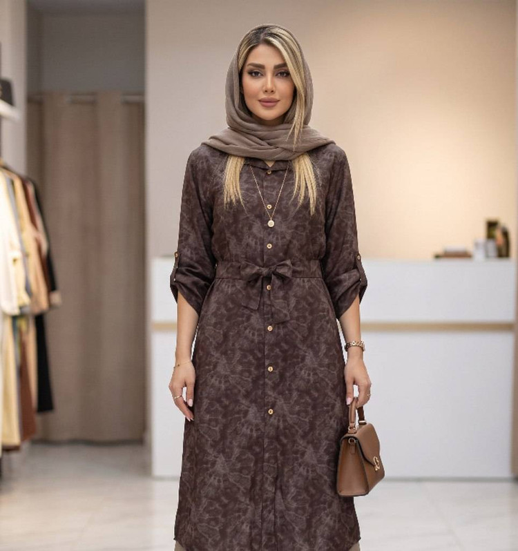 مانتو بلند زنانه مدل آوینا 🩷