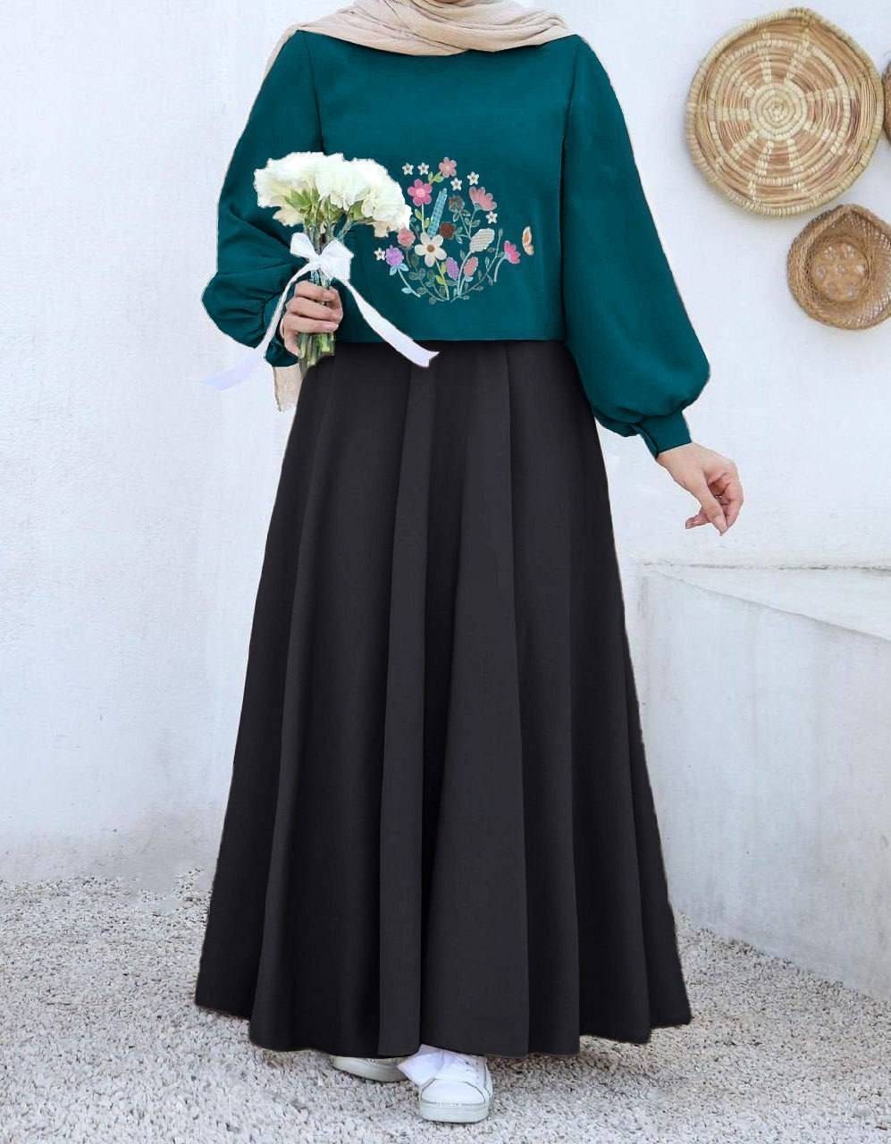 دو تیکه رویه و سارافون مدل آرامش 🩷