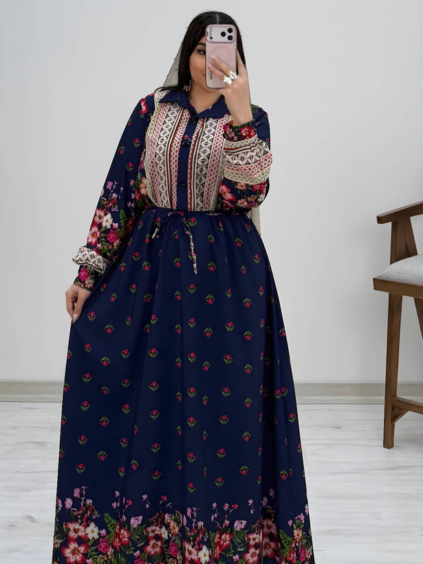 پیراهن ساحلی زنانه مدل لاله جنس فلور نخ درجه یک 🩷