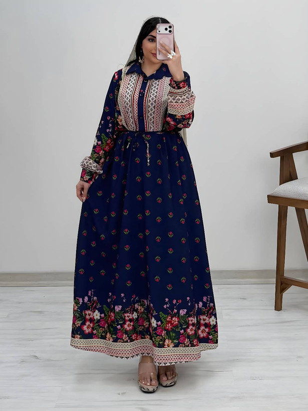 پیراهن ساحلی زنانه مدل لاله جنس فلور نخ درجه یک 🩷