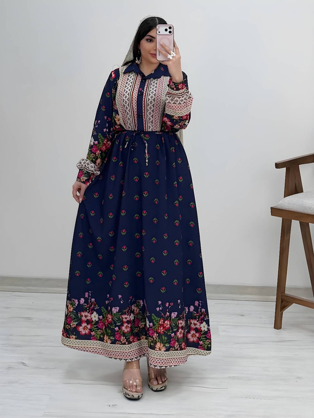 پیراهن ساحلی زنانه مدل لاله جنس فلور نخ درجه یک 🩷