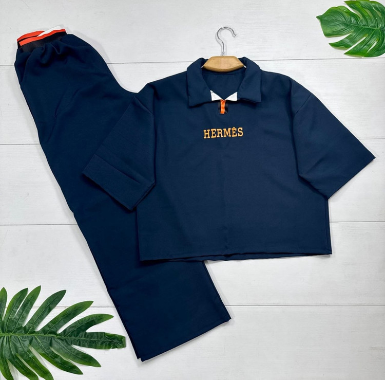 ست بلوز و شلوار اورجینال مدل HERMES فری🩷