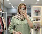 شومیز مانتویی دیپلمات زنانه مدل مهناز در رنگ بندی فوق العاده 🩷