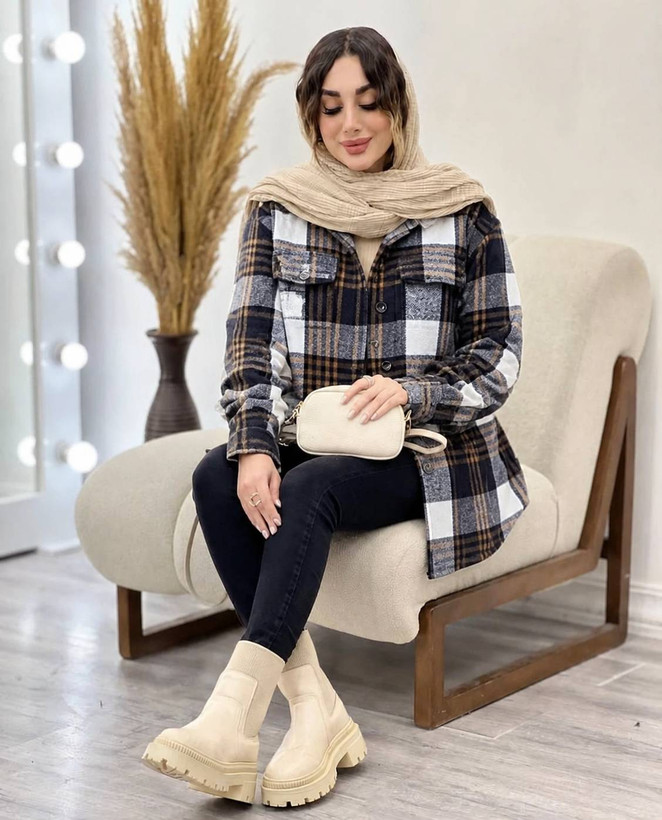 شکت پشمی موهر دار زنانه در رنگبندی فوق العاده شیک 🩷