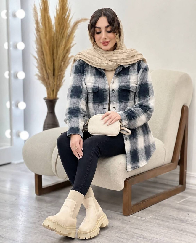 شکت پشمی موهر دار زنانه در رنگبندی فوق العاده شیک 🩷