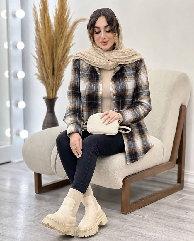 شکت پشمی موهر دار زنانه در رنگبندی فوق العاده شیک 🩷