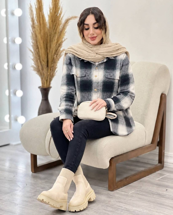 شکت پشمی موهر دار زنانه در رنگبندی فوق العاده شیک 🩷