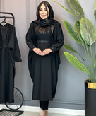 عبا سردوش منجق دار زنانه مدل مه لقا 🩷