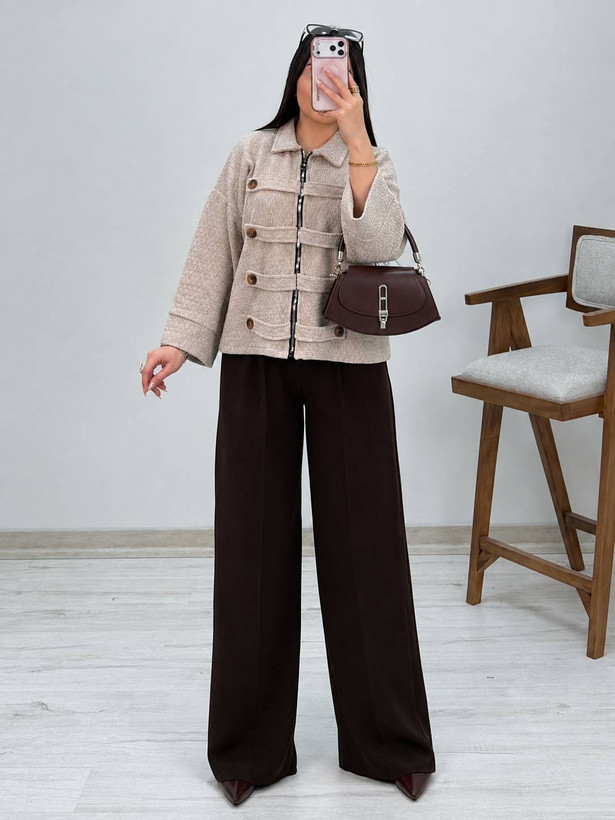 جکت مخمل لمزور مدل elegant 🩷