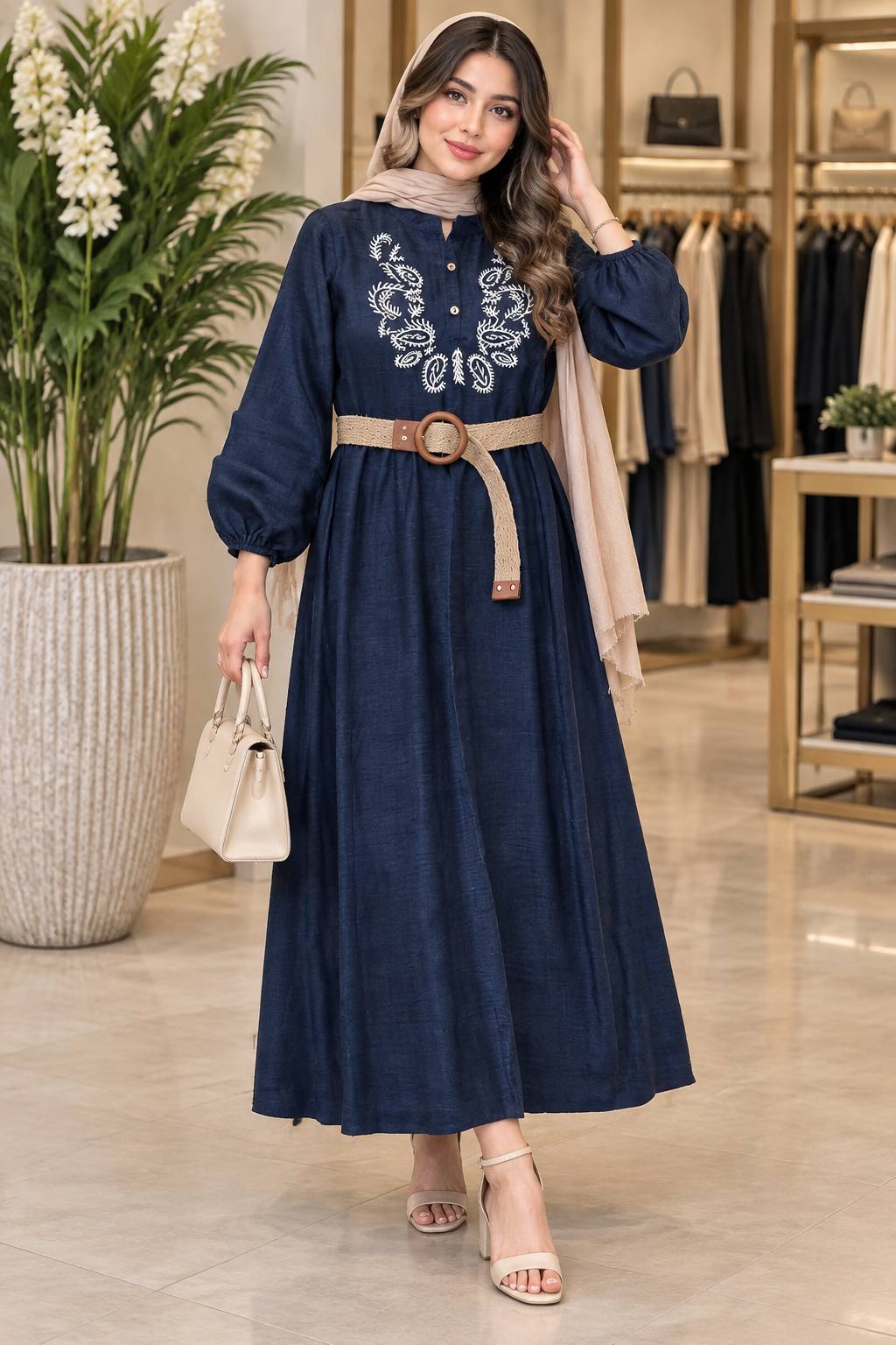 کفتان گلدوزی زنانه مدل ترمه در رنگبندی بسیار شیک 🩷