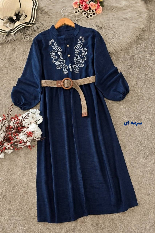 کفتان گلدوزی زنانه مدل ترمه در رنگبندی بسیار شیک 🩷