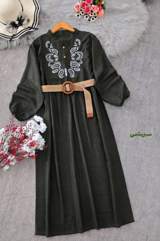 کفتان گلدوزی زنانه مدل ترمه در رنگبندی بسیار شیک 🩷