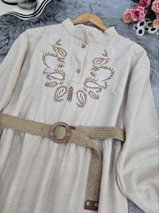 کفتان گلدوزی زنانه مدل ترمه در رنگبندی بسیار شیک 🩷