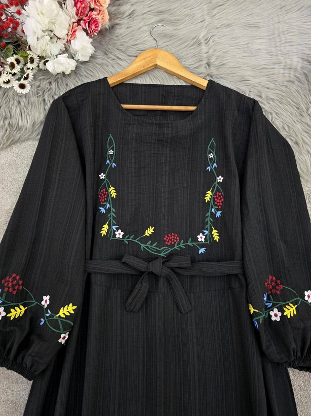 کفتان گلدوزی زنانه مدل گلبرگ 🩷