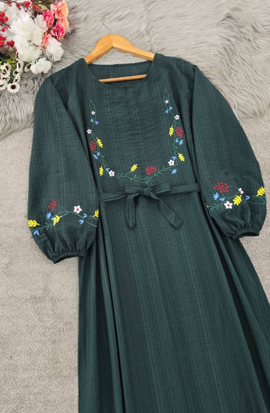 کفتان گلدوزی زنانه مدل گلبرگ 🩷