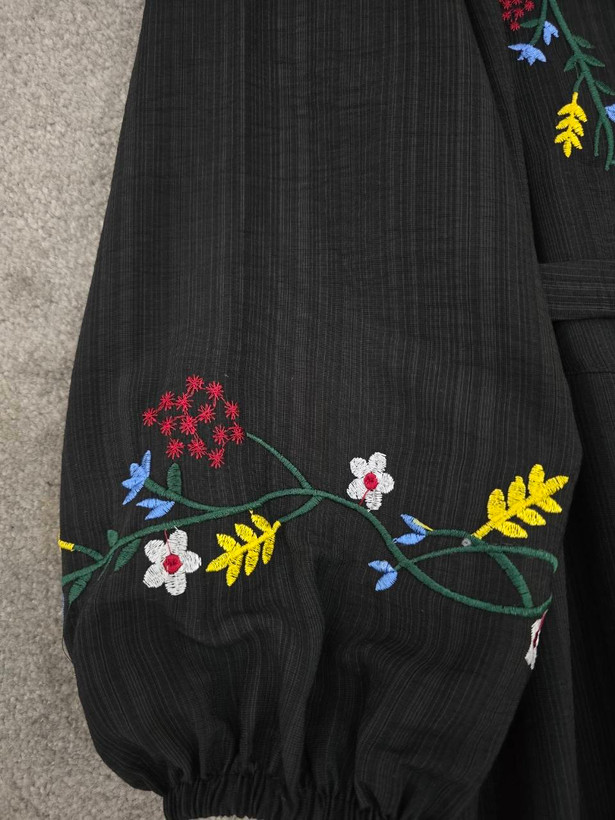 کفتان گلدوزی زنانه مدل گلبرگ 🩷