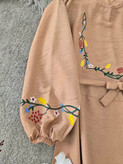 کفتان گلدوزی زنانه مدل گلبرگ 🩷
