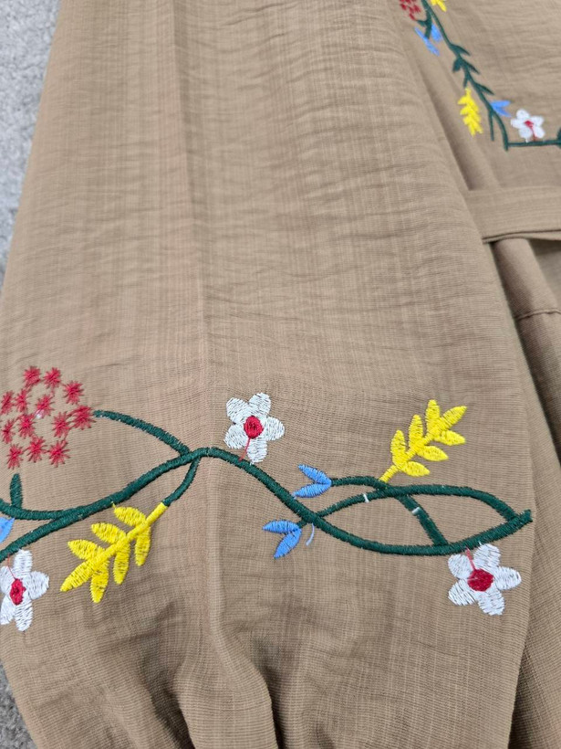 کفتان گلدوزی زنانه مدل گلبرگ 🩷