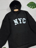 هودی تو کرکی اسپرت مدل NYC رنگ مشکی فری🩷